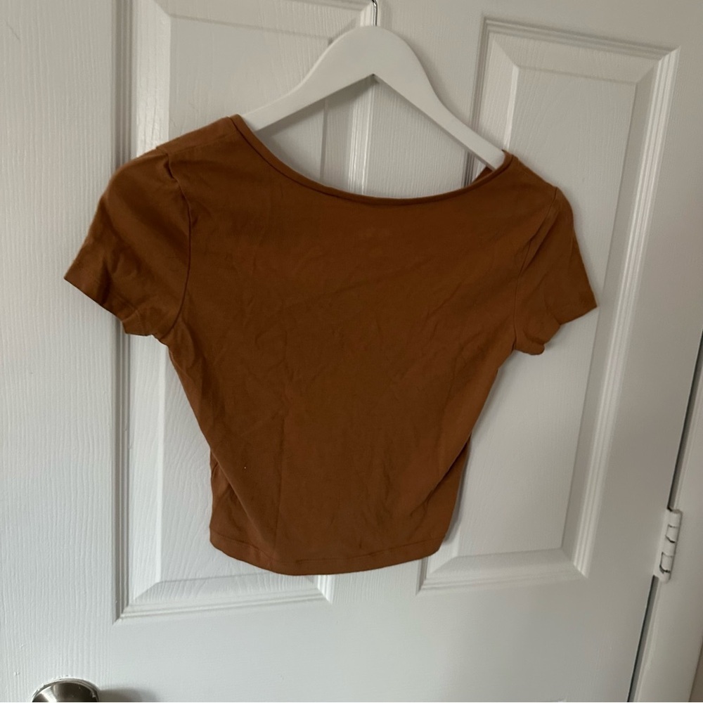 Brown Cropped Top - Picture 5 of 5